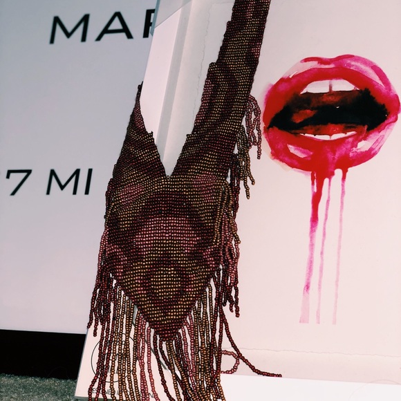 Beaded bandana - Picture 2 of 3